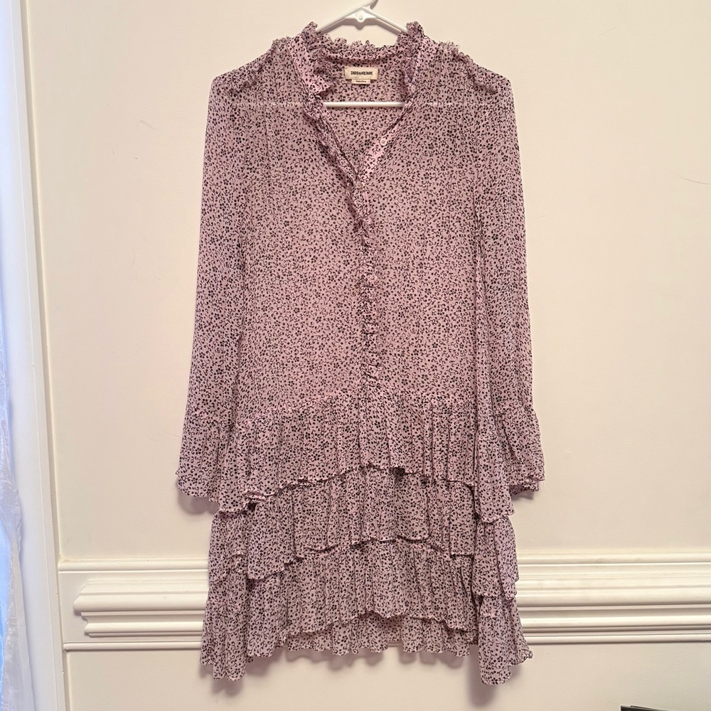 Zadig & Voltaire Rebbie Goa Ditsy Floral Mini Dress